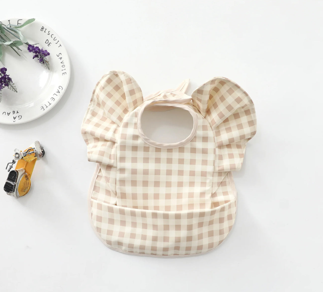 Mommy & Me Bundle -Bib + Mal de Ojo Bracelet Set
