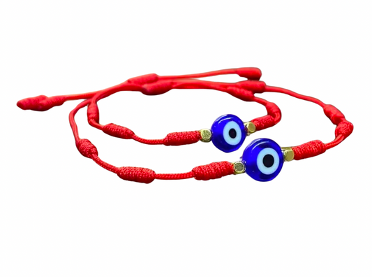 Mommy & Me Bundle -Bib + Mal de Ojo Bracelet Set